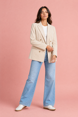 Midilång manchesterblazer
