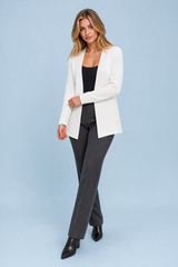 Blazer midjelång V-ringad
