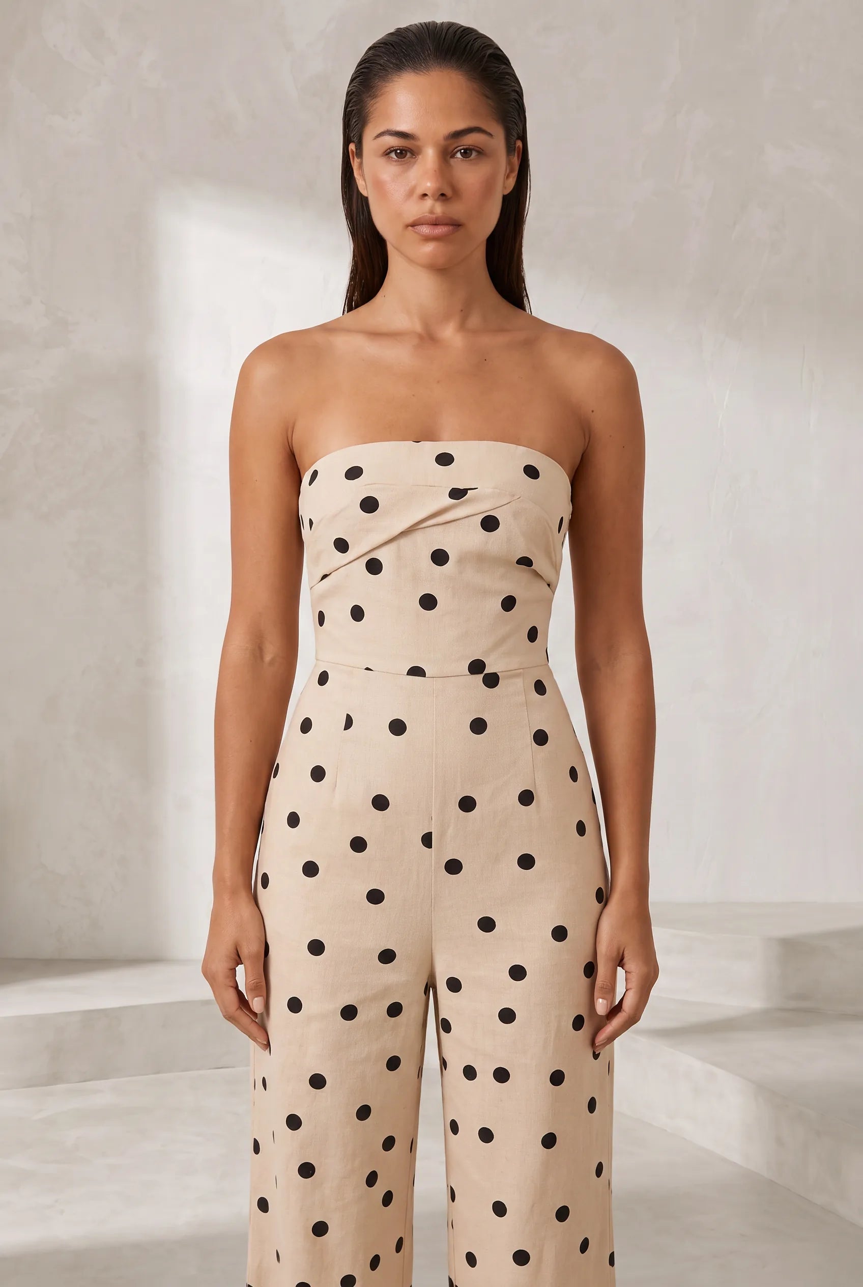 Combinaison bandeau à pois | Lounelle Paris