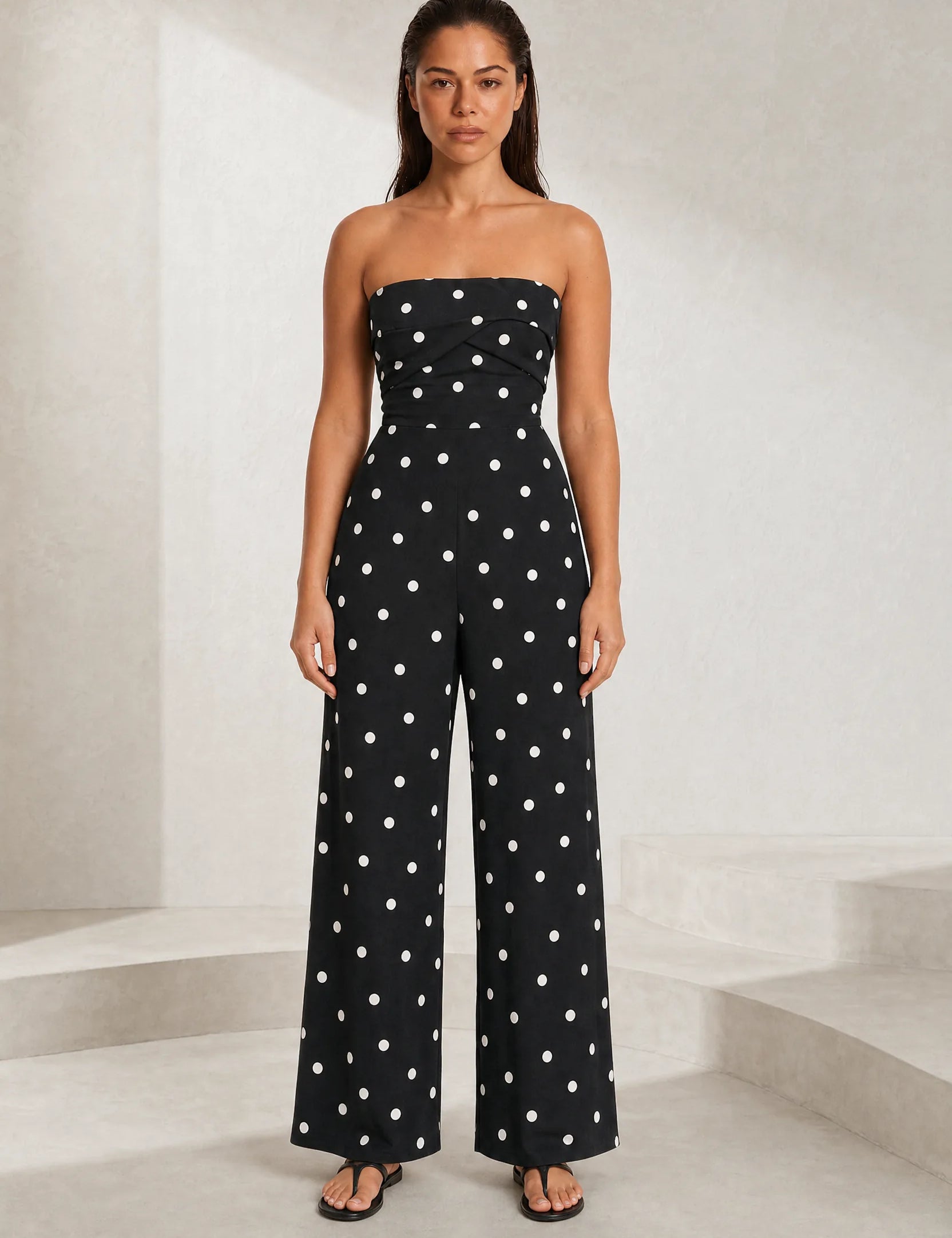 Combinaison bandeau à pois | Lounelle Paris