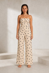 Combinaison bandeau à pois