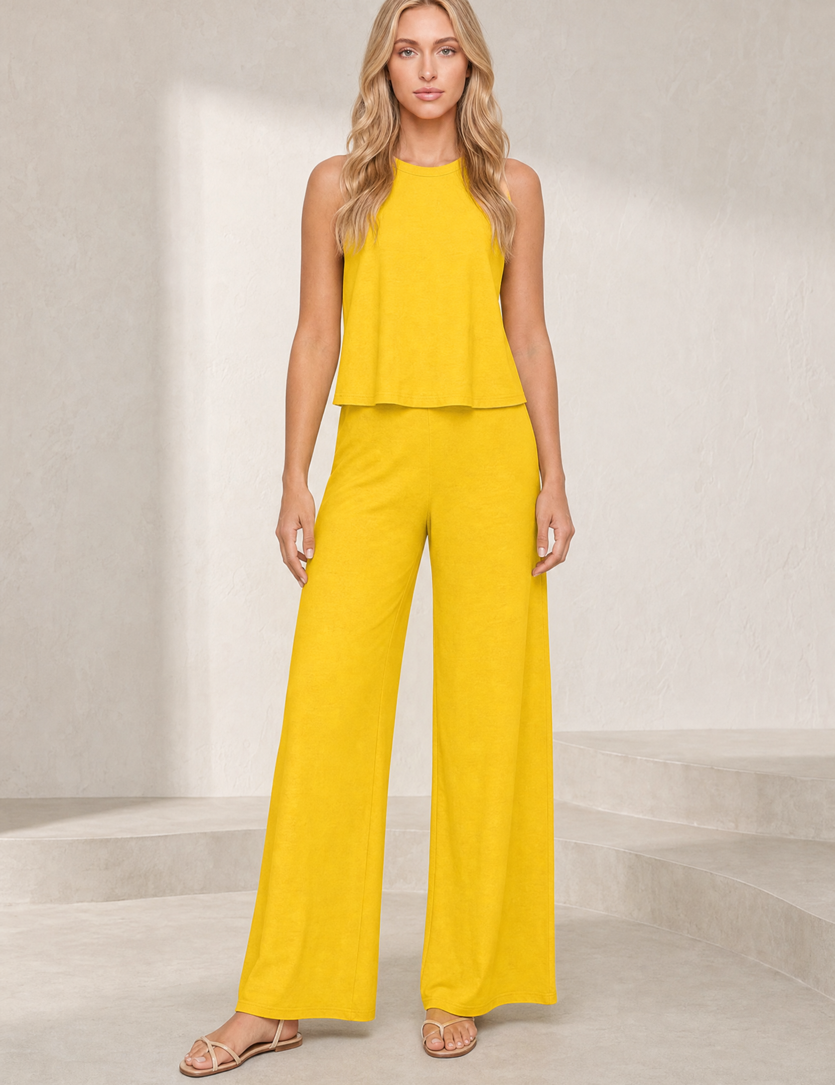 Ensemble pantalon large fluide | Lounelle Paris