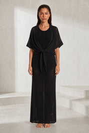 Ensemble 3 pièces beige maille ajourée | Lounelle Paris