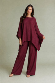 Ensemble ample col bateau | Variante Bordeaux | Lounelle Paris