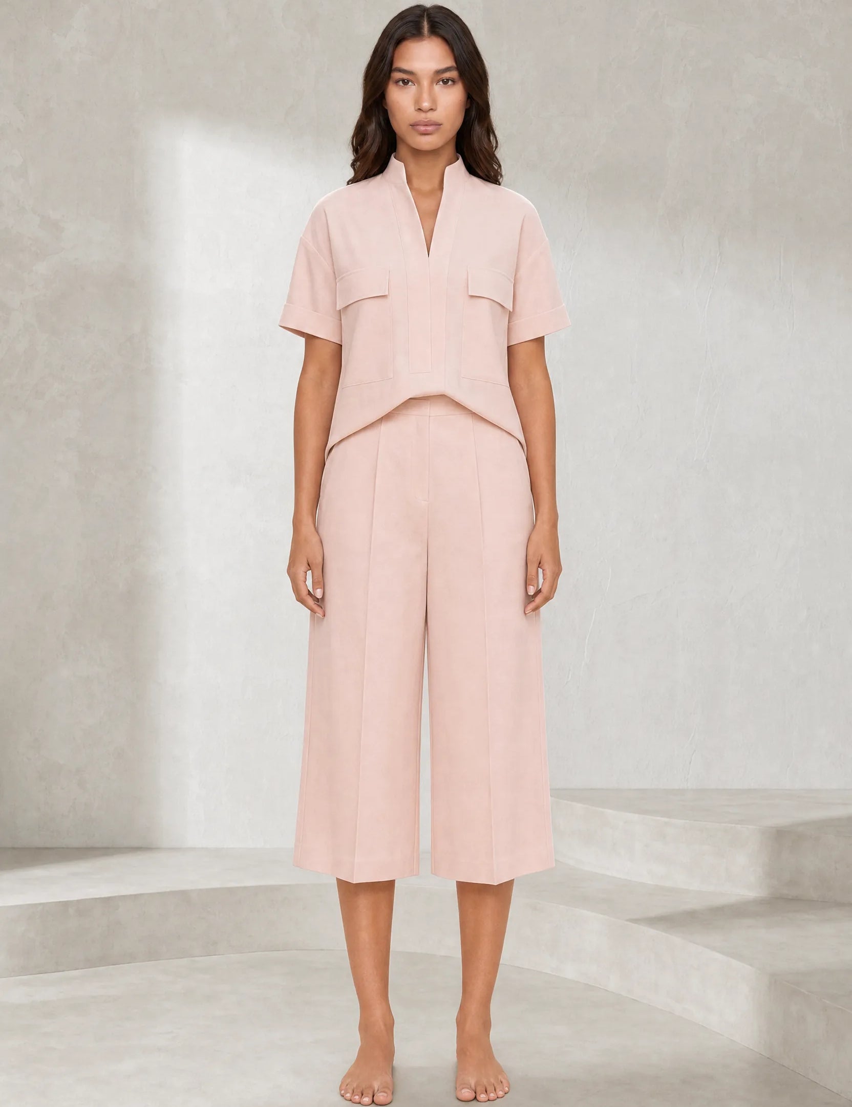 Ensemble deux pièces ample col V | Lounelle Paris