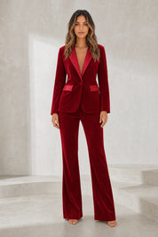 Ensemble velours revers satinés | Lounelle Paris