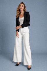Högmidjade vida jeans