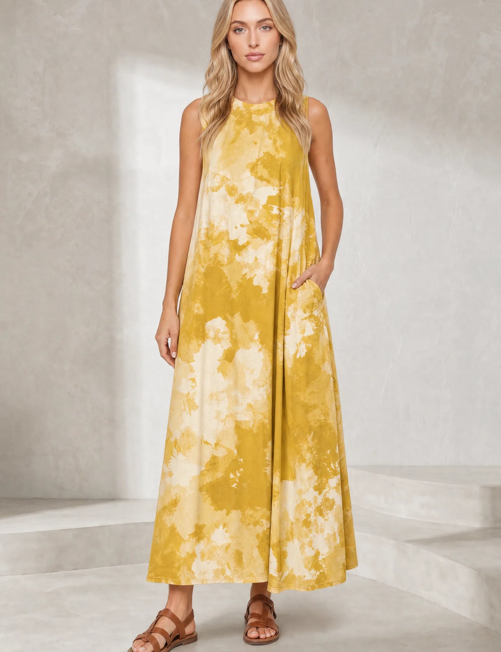 Robe longue tie-dye | Lounelle Paris