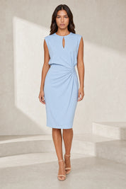 Robe sans manches encolure ajourée | Lounelle Paris