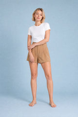 Vida plisserade tailleurshorts