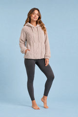 Lös fluffig hoodie